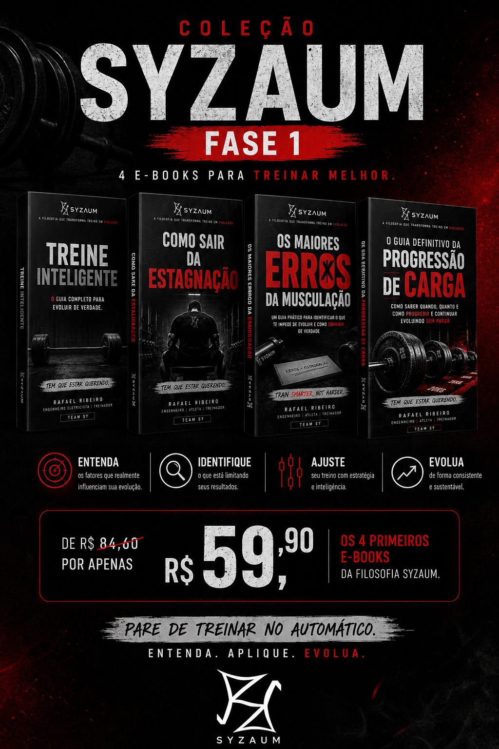 Coleção Syzaum Fase 1 com os quatro e-books